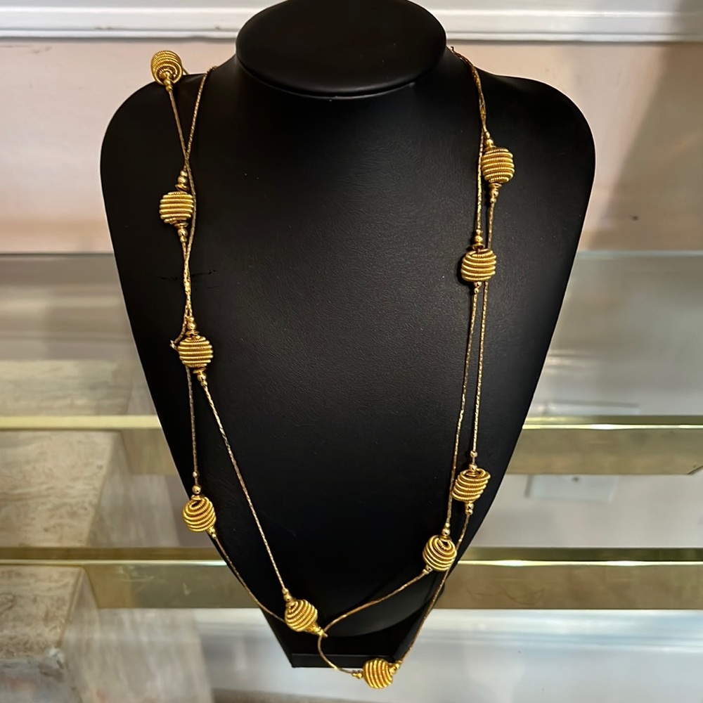 Gold tone costume jewelry